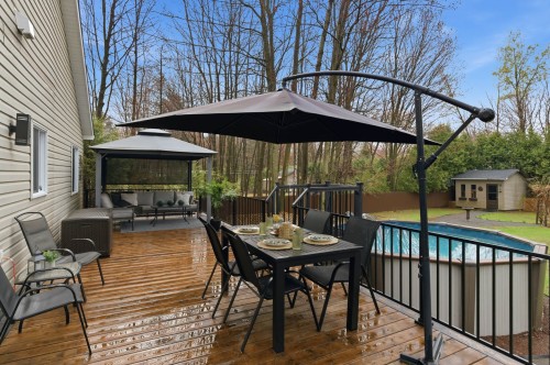 Terrasse - 608Z Rue Des Prés, Saint-Lin/Laurentides, QC - Outdoor With Deck Patio Veranda With Exterior