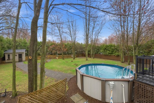 Piscine - 608Z Rue Des Prés, Saint-Lin/Laurentides, QC - Outdoor With Above Ground Pool With Backyard