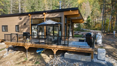 Patio - 50 Rue Des Cougars, Saint-Côme, QC - Outdoor With Deck Patio Veranda