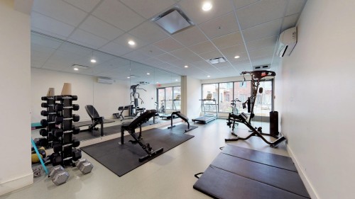 Salle d'exercice - 313-1248 Av. De L'Hôtel-De-Ville, Montréal (Ville-Marie), QC - Indoor Photo Showing Gym Room