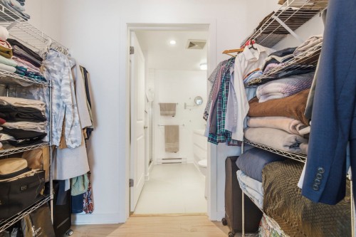 Penderie (Walk-in) - 313-1248 Av. De L'Hôtel-De-Ville, Montréal (Ville-Marie), QC - Indoor With Storage