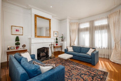 Salon - 529 Av. Clarke, Westmount, QC - Indoor Photo Showing Living Room With Fireplace