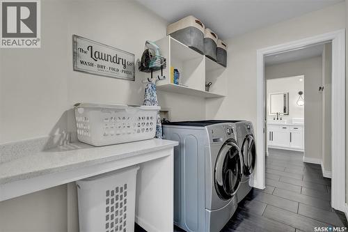 28 Emerald Creek Drive, White City, SK - Indoor Photo Showing Laundry Room