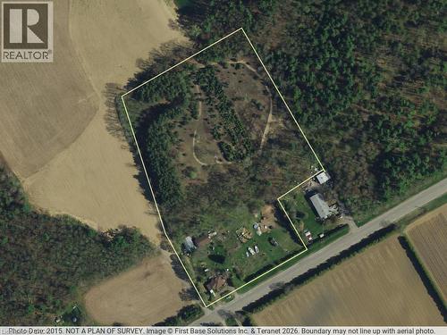 Map of the 9.4 Acres - 535 Mcdowell Road E, Simcoe, ON 