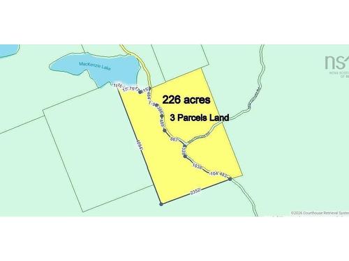 226 Acre Mackenzie Lake Rd, Framboise, NS 