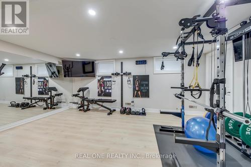 1005 Fair Birch Drive, Mississauga, ON - Indoor Photo Showing Gym Room