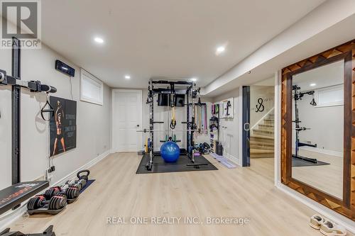 1005 Fair Birch Drive, Mississauga, ON - Indoor Photo Showing Gym Room