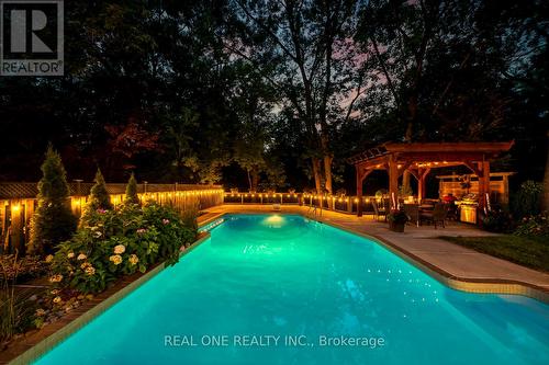 1005 Fair Birch Drive, Mississauga, ON - Outdoor With In Ground Pool With Backyard