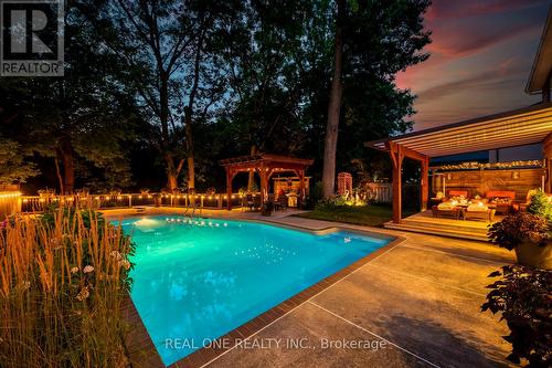 1005 Fair Birch Drive, Mississauga, ON - Outdoor With In Ground Pool