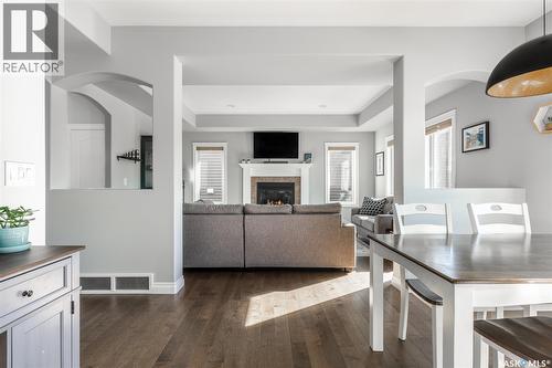 562 Evergreen Boulevard, Saskatoon, SK - Indoor Photo Showing Other Room With Fireplace