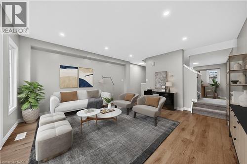 155 Highland Crescent Unit# D18, Kitchener, ON - Indoor Photo Showing Living Room