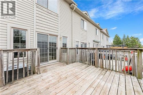155 Highland Crescent Unit# D18, Kitchener, ON - Outdoor With Deck Patio Veranda With Exterior