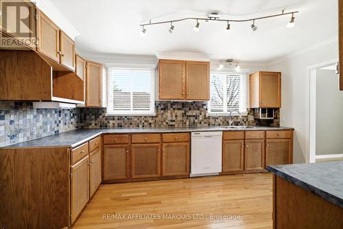 681 Champlain Drive, Cornwall, ON - Indoor Photo Showing Kitchen With Double Sink