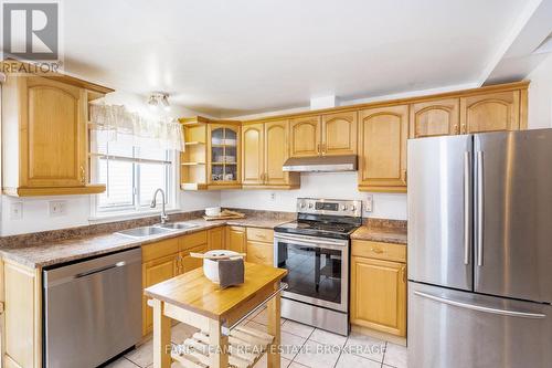 24 Laurie Crescent, Barrie, ON - Indoor Photo Showing Kitchen With Double Sink