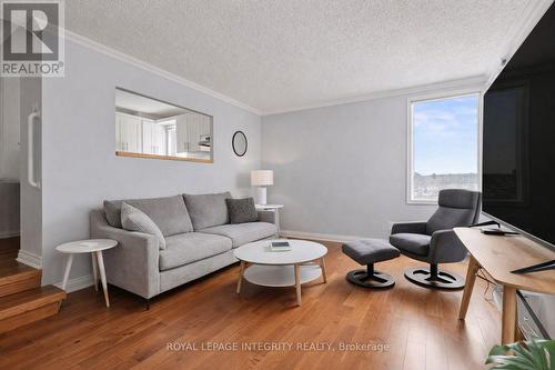 Virtually Staged Living Room - 906 - 1081 Ambleside Drive, Ottawa, ON - Indoor Photo Showing Living Room