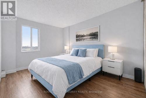 Virtually Staged Second Bedroom - 906 - 1081 Ambleside Drive, Ottawa, ON - Indoor Photo Showing Bedroom