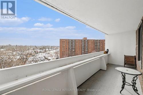 Private Balcony #1 - 906 - 1081 Ambleside Drive, Ottawa, ON - Outdoor With Balcony With Exterior