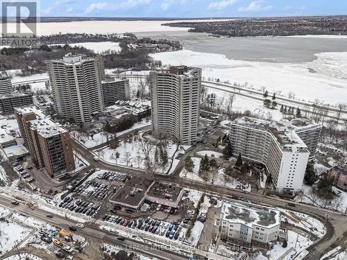 Aerial View with view of Ottawa River - 906 - 1081 Ambleside Drive, Ottawa, ON - Outdoor With View