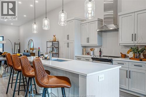 674 Lily Mac Boulevard, Windsor, ON - Indoor Photo Showing Kitchen With Upgraded Kitchen