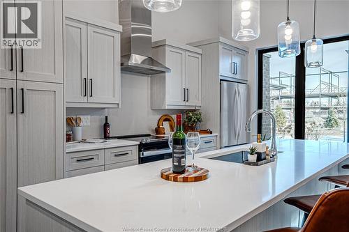 674 Lily Mac Boulevard, Windsor, ON - Indoor Photo Showing Kitchen With Upgraded Kitchen