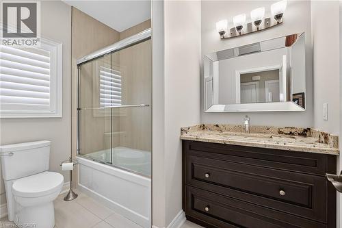 Upgraded 4-piece guest bathroom - 1 Cedar Drive, St. Davids, ON - Indoor Photo Showing Bathroom