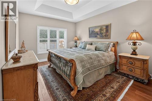 Spacious primary bedroom with cove ceiling - 1 Cedar Drive, St. Davids, ON - Indoor Photo Showing Bedroom