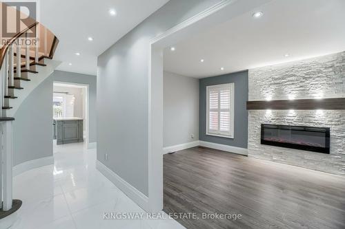 1136 Springwater Crescent, Mississauga, ON - Indoor With Fireplace