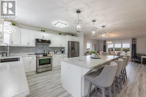 Kitchen - 3 Lundrigans Road, Peters River, NL - Indoor Photo Showing Kitchen With Stainless Steel Kitchen With Upgraded Kitchen
