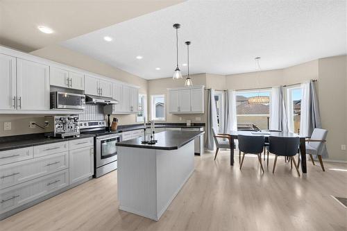 83 Brookfield Crescent, Winnipeg, MB - Indoor Photo Showing Kitchen With Stainless Steel Kitchen With Double Sink With Upgraded Kitchen