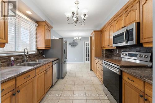 57 Elora Drive, Hamilton, ON - Indoor Photo Showing Kitchen With Double Sink