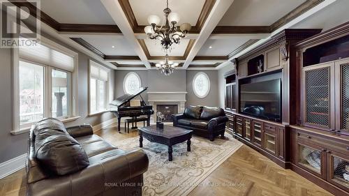 9 Fifeshire Road, Toronto, ON - Indoor Photo Showing Living Room With Fireplace