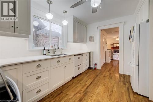 55 Aberdeen Road S, Cambridge, ON - Indoor Photo Showing Kitchen With Double Sink