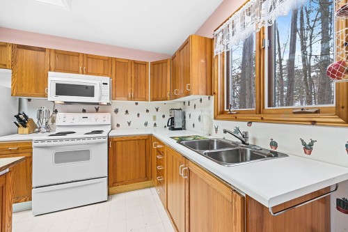 Cuisine - 9 Av. Woodlawn, Bristol, QC - Indoor Photo Showing Kitchen With Double Sink