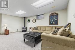 Family room with gas fireplace - 