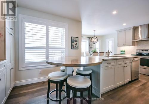 Custom table & coffee bar counter! - 91 Benson Drive, Barrie, ON - Indoor
