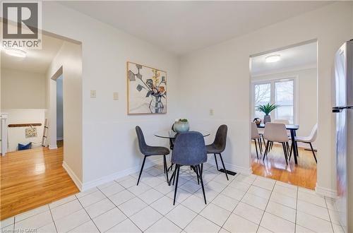 Spacious, eat-in kitchen, ample storage space, and brand new appliances. - 66 Tupper Crescent, Kitchener, ON - Indoor Photo Showing Dining Room