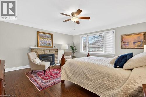 2153 Paisley Avenue, Burlington, ON - Indoor Photo Showing Bedroom With Fireplace