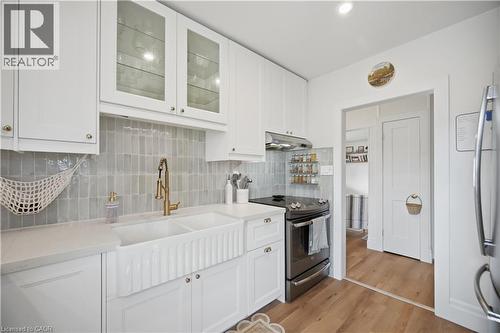 117 Norfolk Avenue, Cambridge, ON - Indoor Photo Showing Kitchen With Double Sink With Upgraded Kitchen