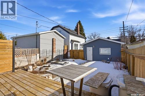 3809 Victoria Avenue, Regina, SK - Outdoor With Deck Patio Veranda With Exterior
