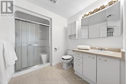 Large 3 piece ensuite with walk-in glass shower - 