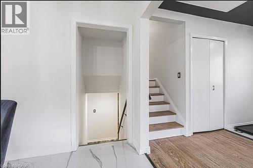 Stairs to lower lever - 267 Erb Street E, Waterloo, ON - Indoor Photo Showing Other Room