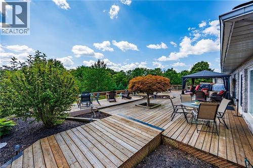 back decks - 1285 Cockshutt Road, Simcoe, ON - Outdoor With Deck Patio Veranda