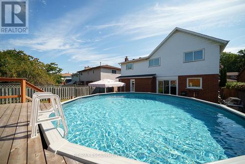 43 Flamingo Drive, Hamilton, ON - Outdoor With Above Ground Pool