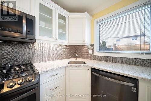 43 Flamingo Drive, Hamilton, ON - Indoor Photo Showing Kitchen With Upgraded Kitchen