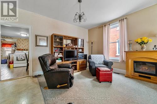 185 St David Street, Goderich (Goderich (Town)), ON - Indoor Photo Showing Living Room With Fireplace