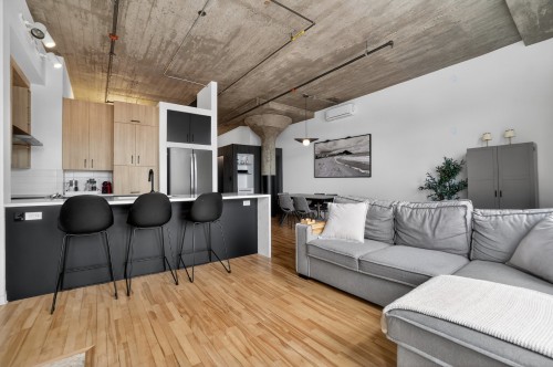 Salon - 605-20 Rue Des Soeurs-Grises, Montréal (Ville-Marie), QC - Indoor Photo Showing Living Room