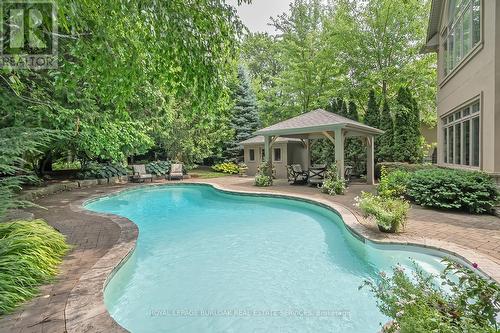 259 Wilton Street, Burlington, ON - Outdoor With In Ground Pool With Deck Patio Veranda With Backyard