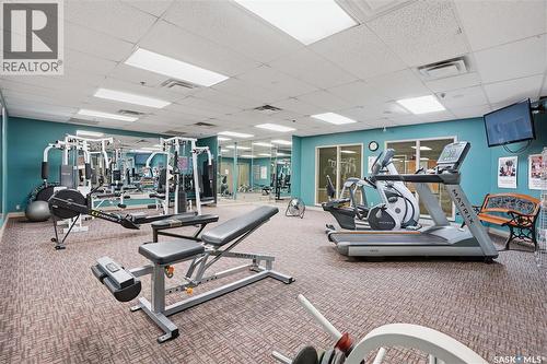 806 1867 Hamilton Street, Regina, SK - Indoor Photo Showing Gym Room