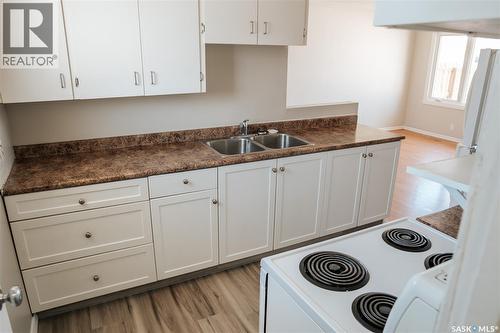 339 Mccarthy Boulevard, Regina, SK - Indoor Photo Showing Kitchen With Double Sink