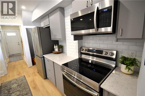 151 London Street N, Hamilton, ON - Indoor Photo Showing Kitchen With Upgraded Kitchen